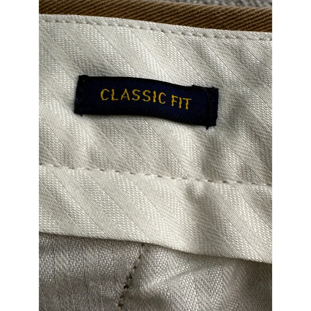 Polo Ralph Lauren Chino Pants Mens 38x30 Brown Classic Fit Straight Leg Cotton